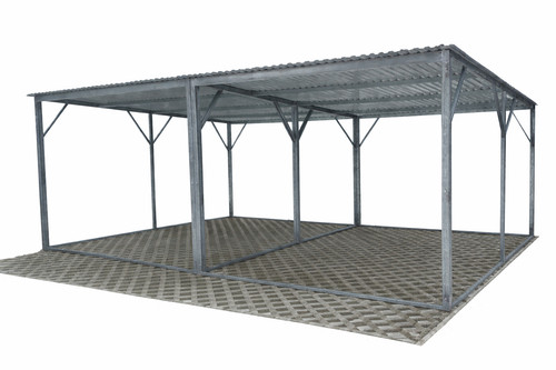 Blechgarage carport 5 - carport, x