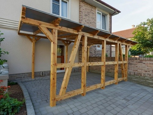 Carport verzapft überdachung - verzapft,