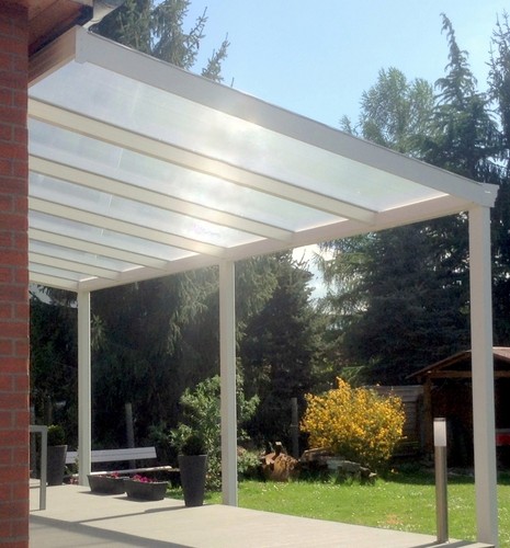 Terrassendach aluminium x 2 - aluminium, 5