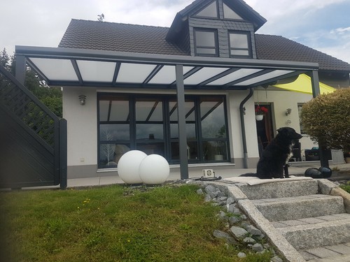 Alu terrassenüberdachung - alu,