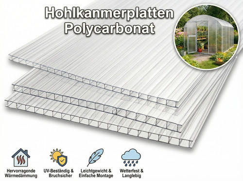 Polycarbonat hohlkammerplatten - polycarbonat,