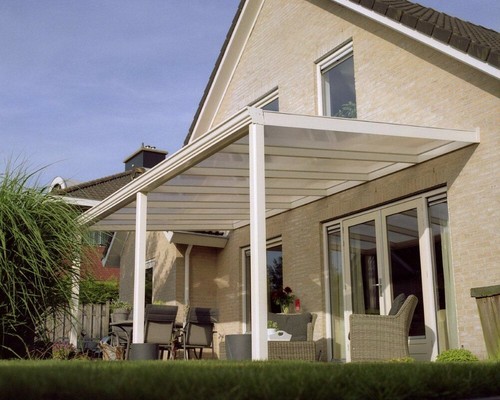 Terrassendach alu weiss x - weiss,